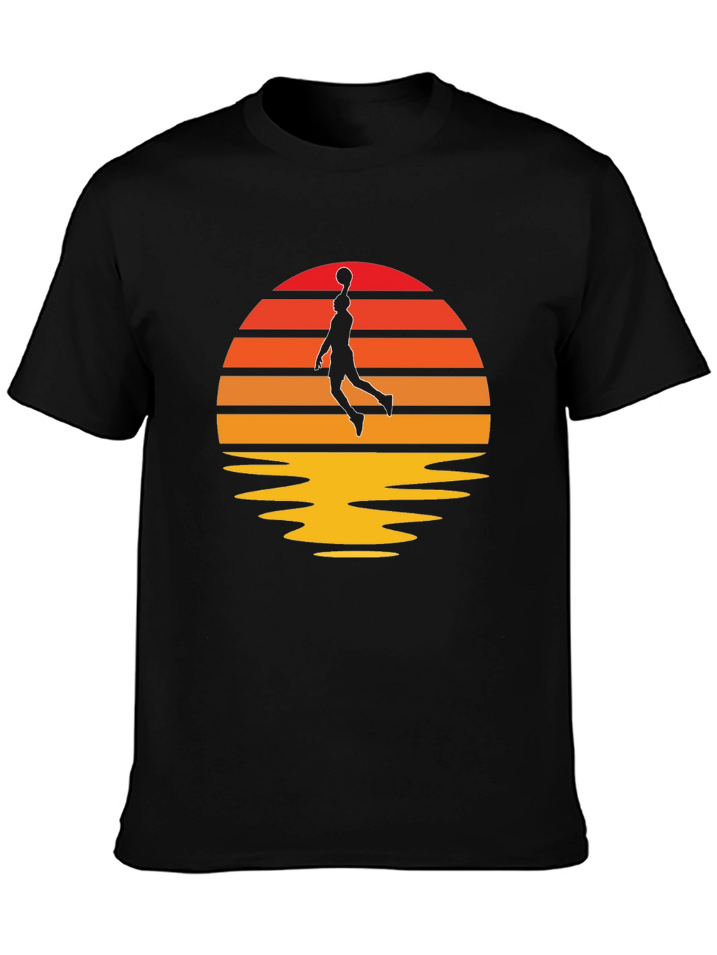 Sunset Basketball Graphic Tee