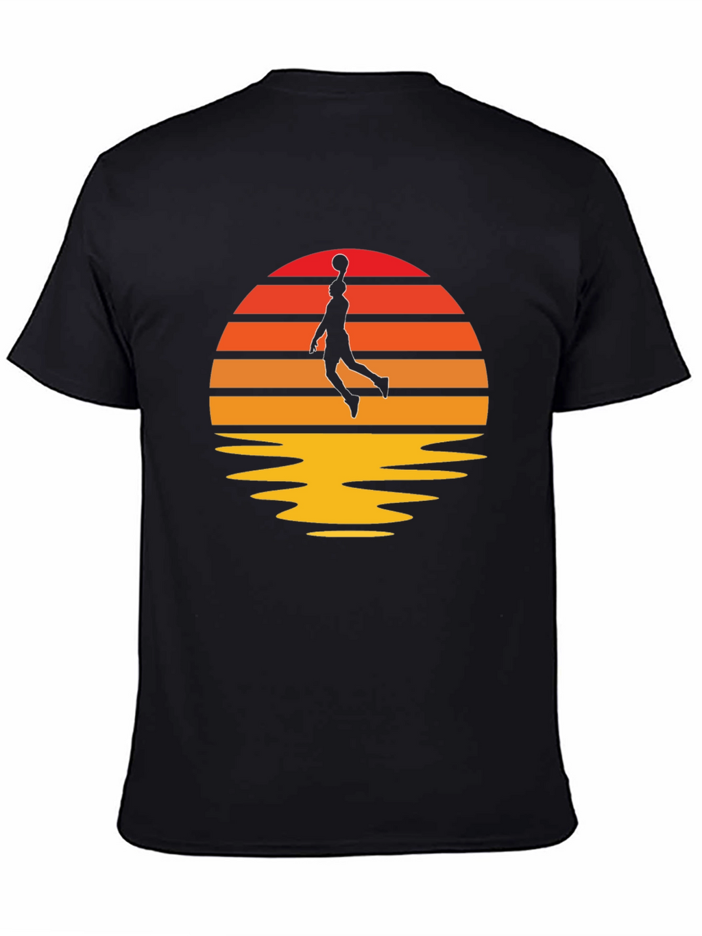 Sunset Basketball Graphic Tee