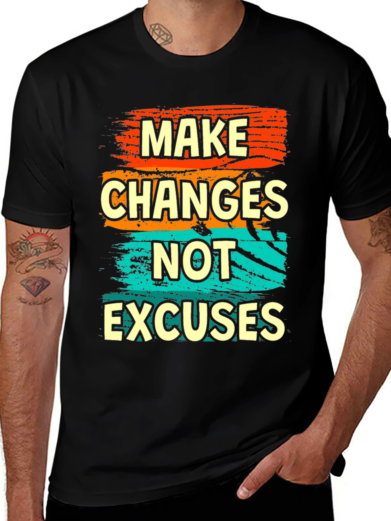 Make Changes Not Excuses Graphic T-Shirt