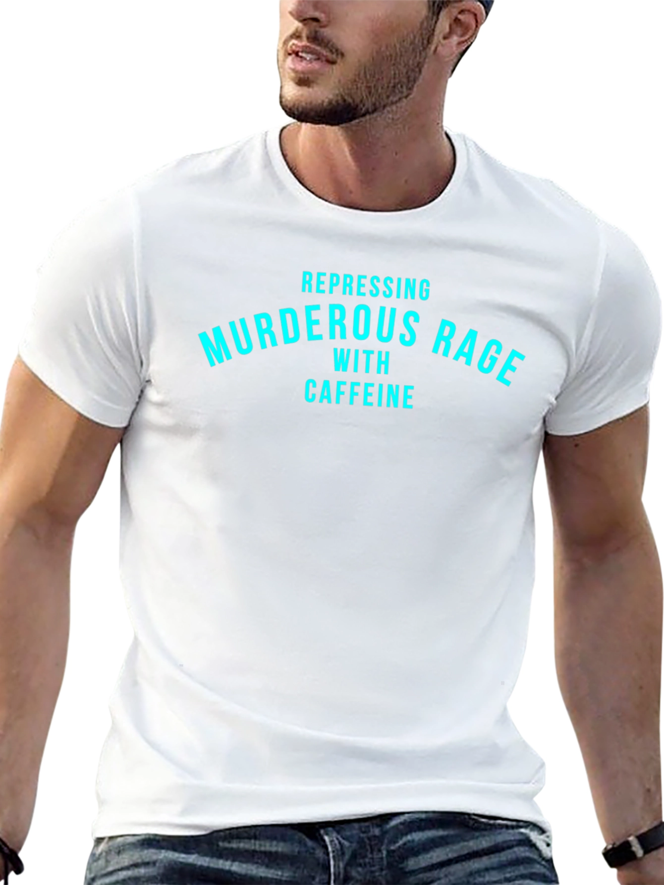 Murderous Rage with Caffeine Black T-Shirt