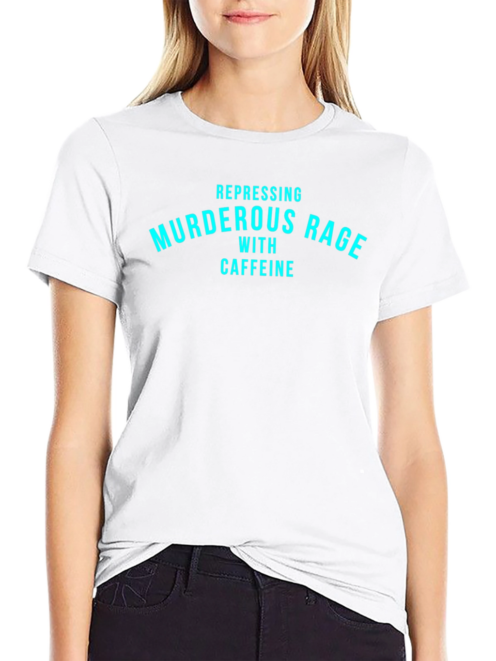 Murderous Rage with Caffeine Black T-Shirt