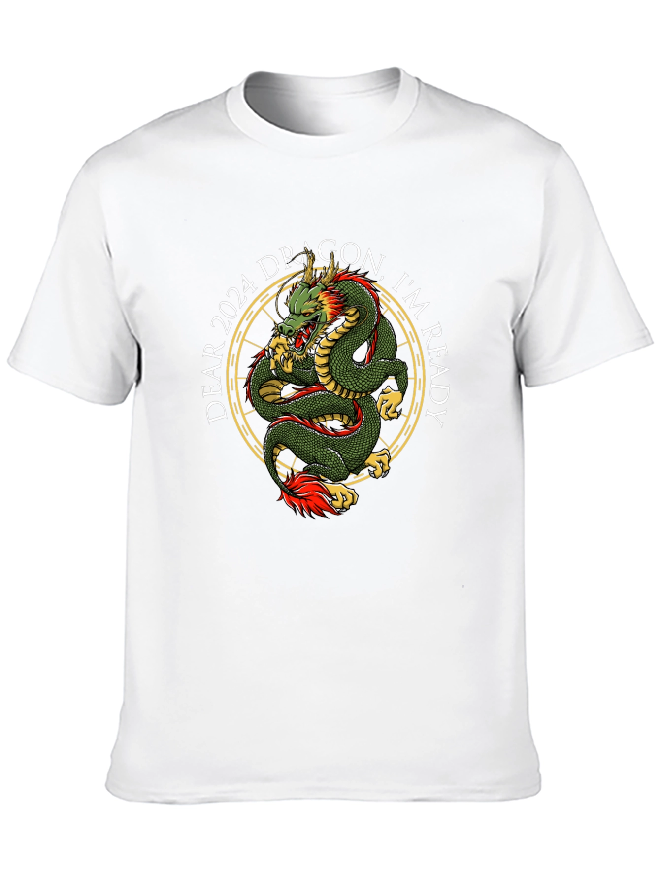 Year of The Dragon 2024 Black T-Shirt