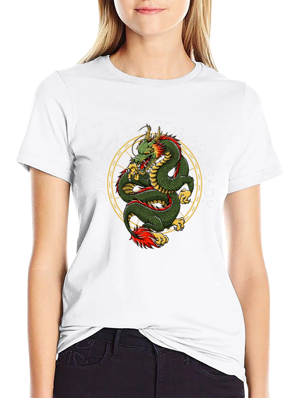 Year of The Dragon 2024 Black T-Shirt