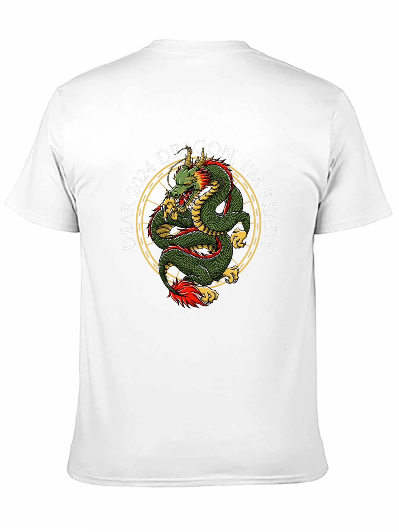 Year of The Dragon 2024 Black T-Shirt