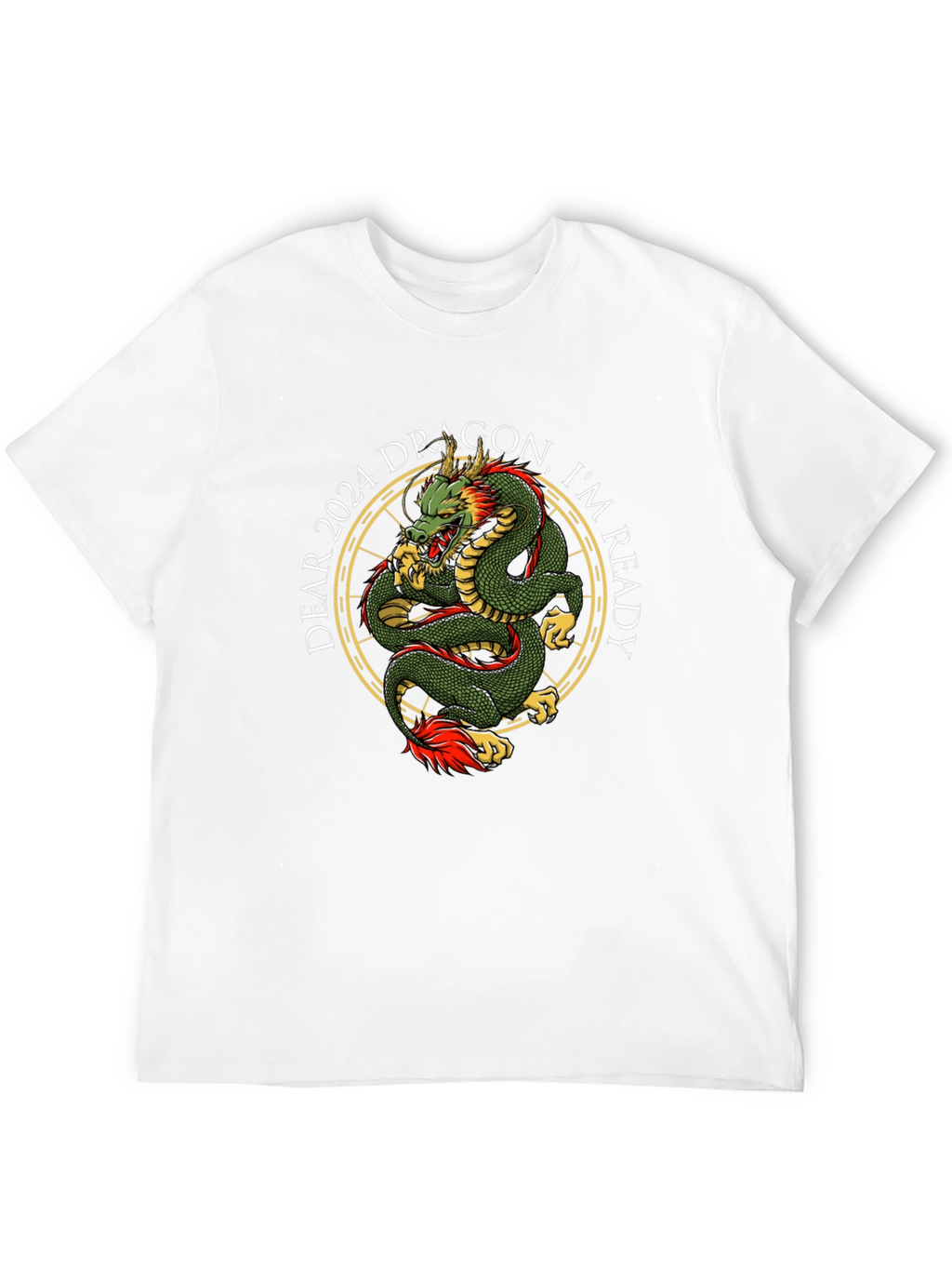 Year of The Dragon 2024 Black T-Shirt