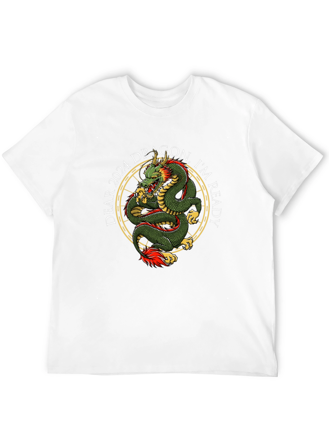 Year of The Dragon 2024 Black T-Shirt