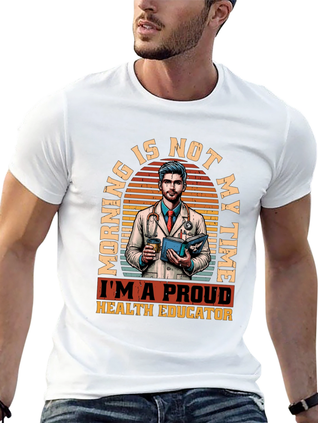 Proud Health Educator Graphic T-Shirt