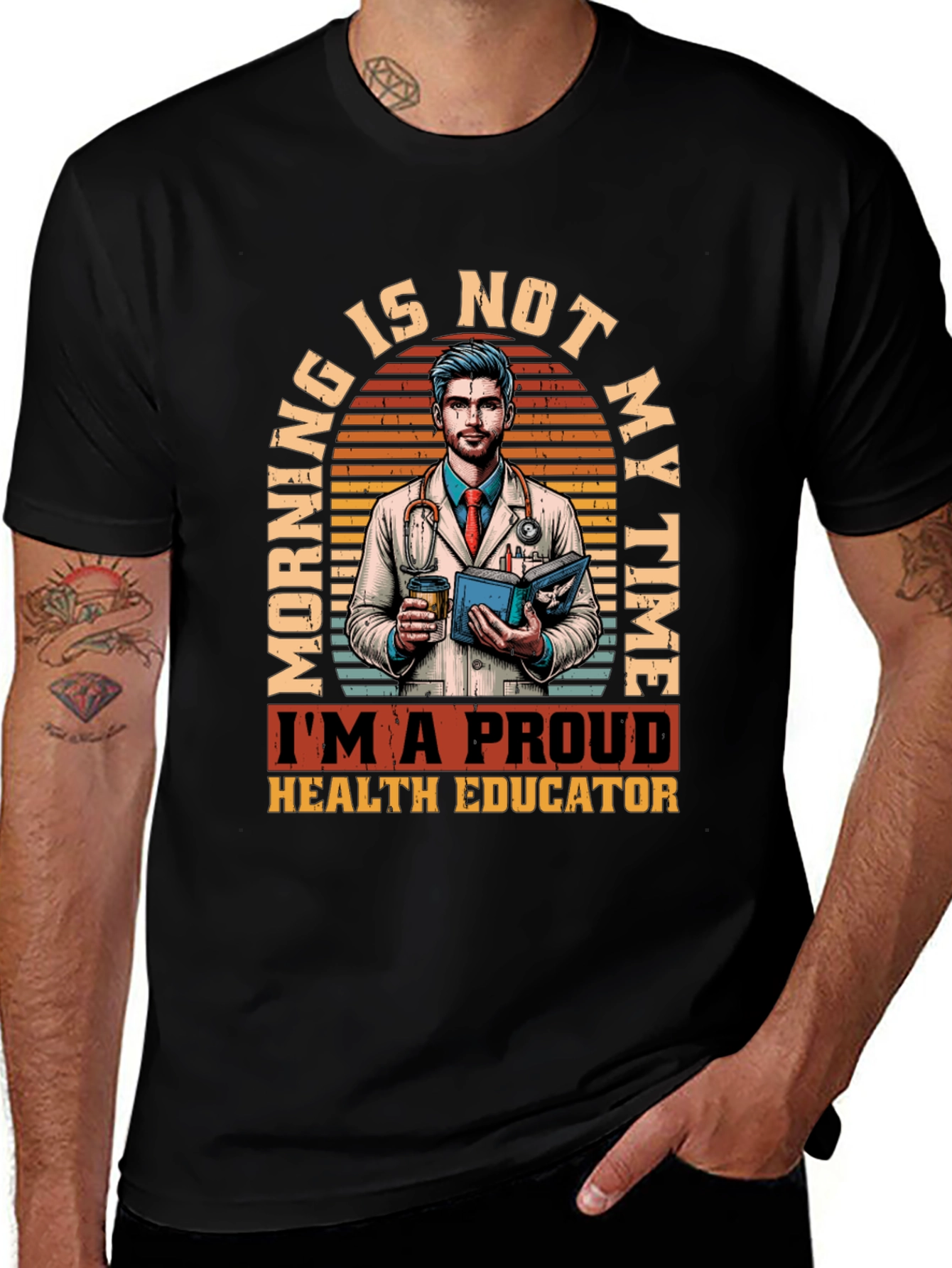 Proud Health Educator Graphic T-Shirt
