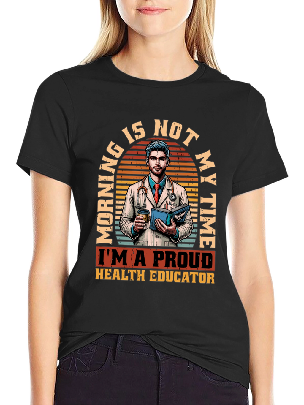 Proud Health Educator Graphic T-Shirt