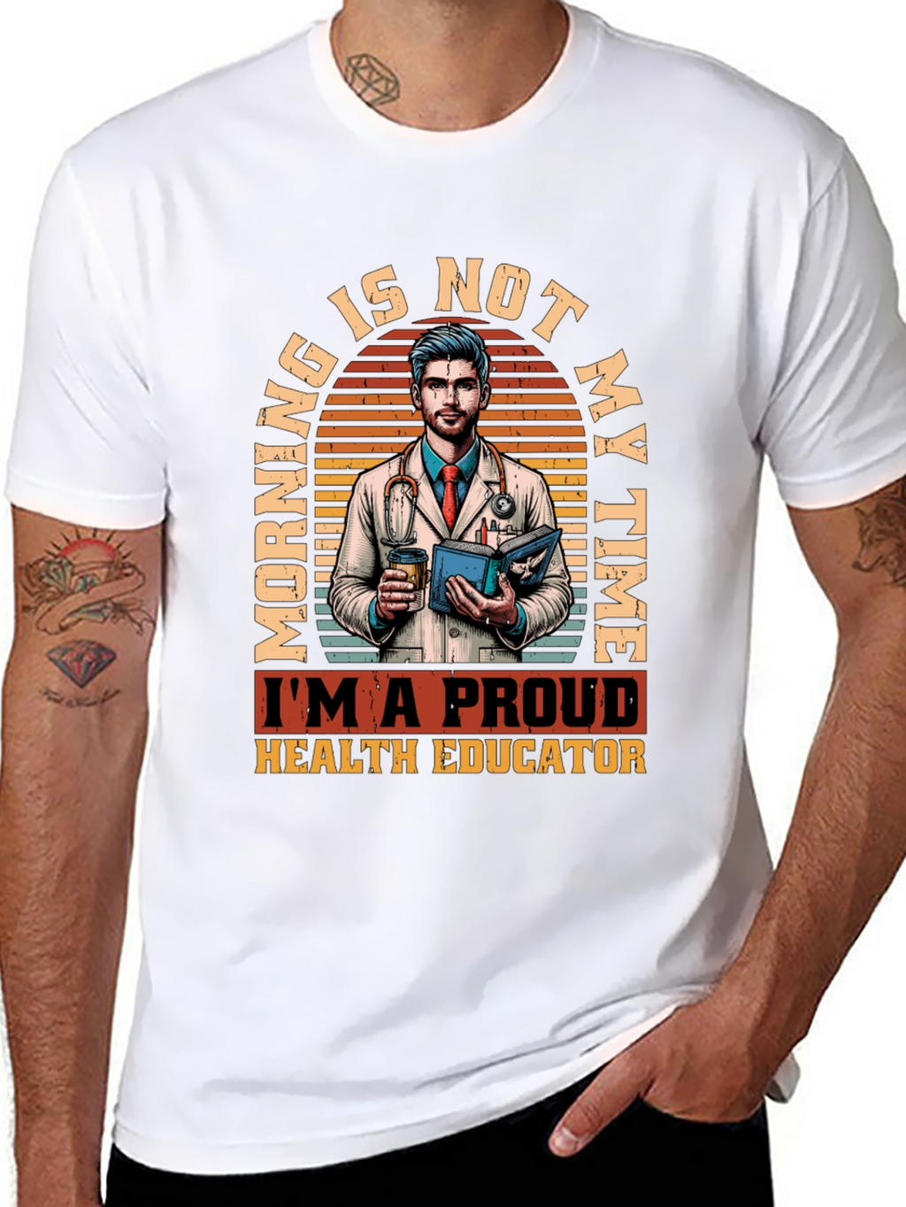 Proud Health Educator Graphic T-Shirt