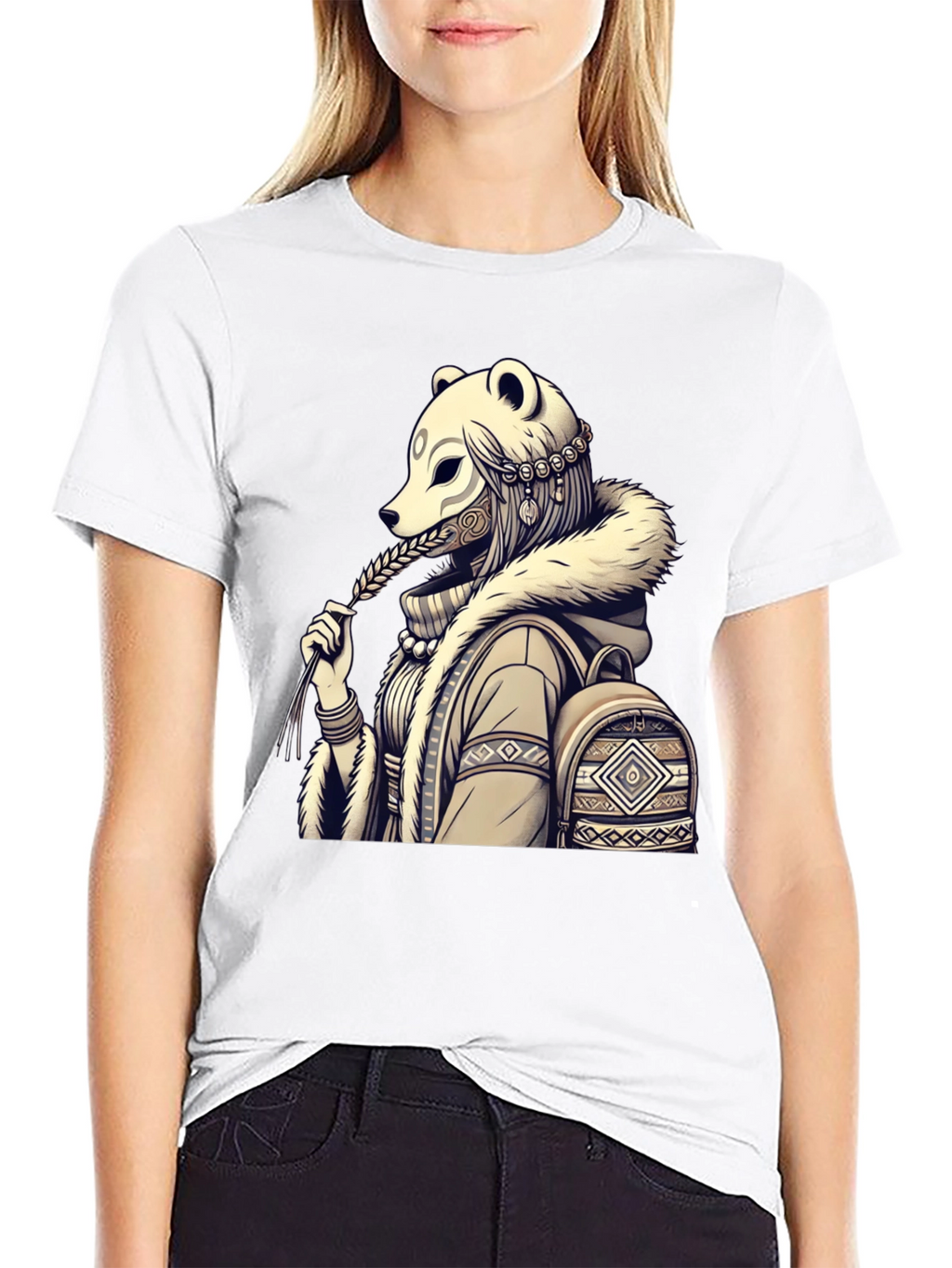 Bear Mask Graphic Tee