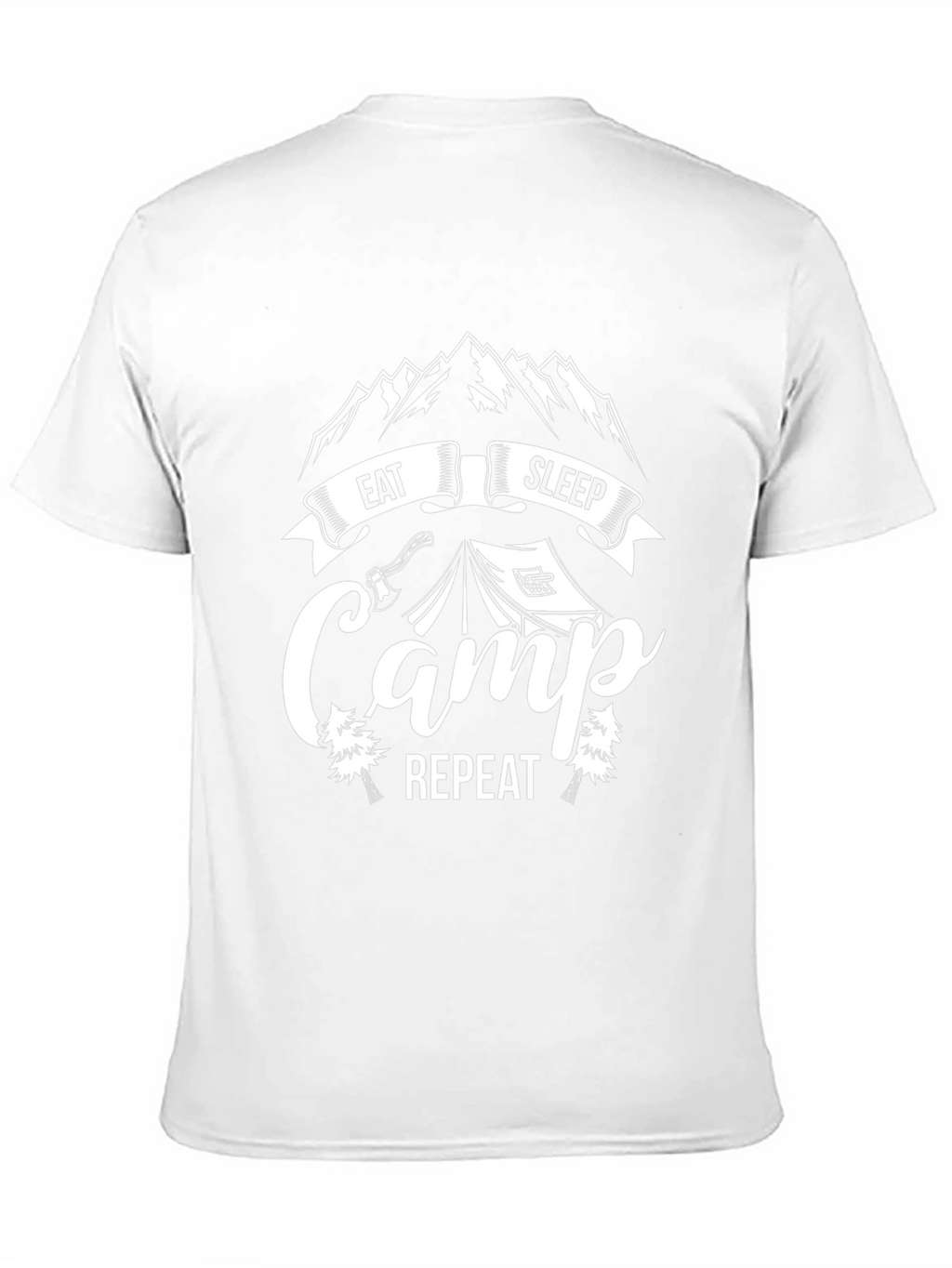 Eat Sleep Camp Repeat Graphic Tee