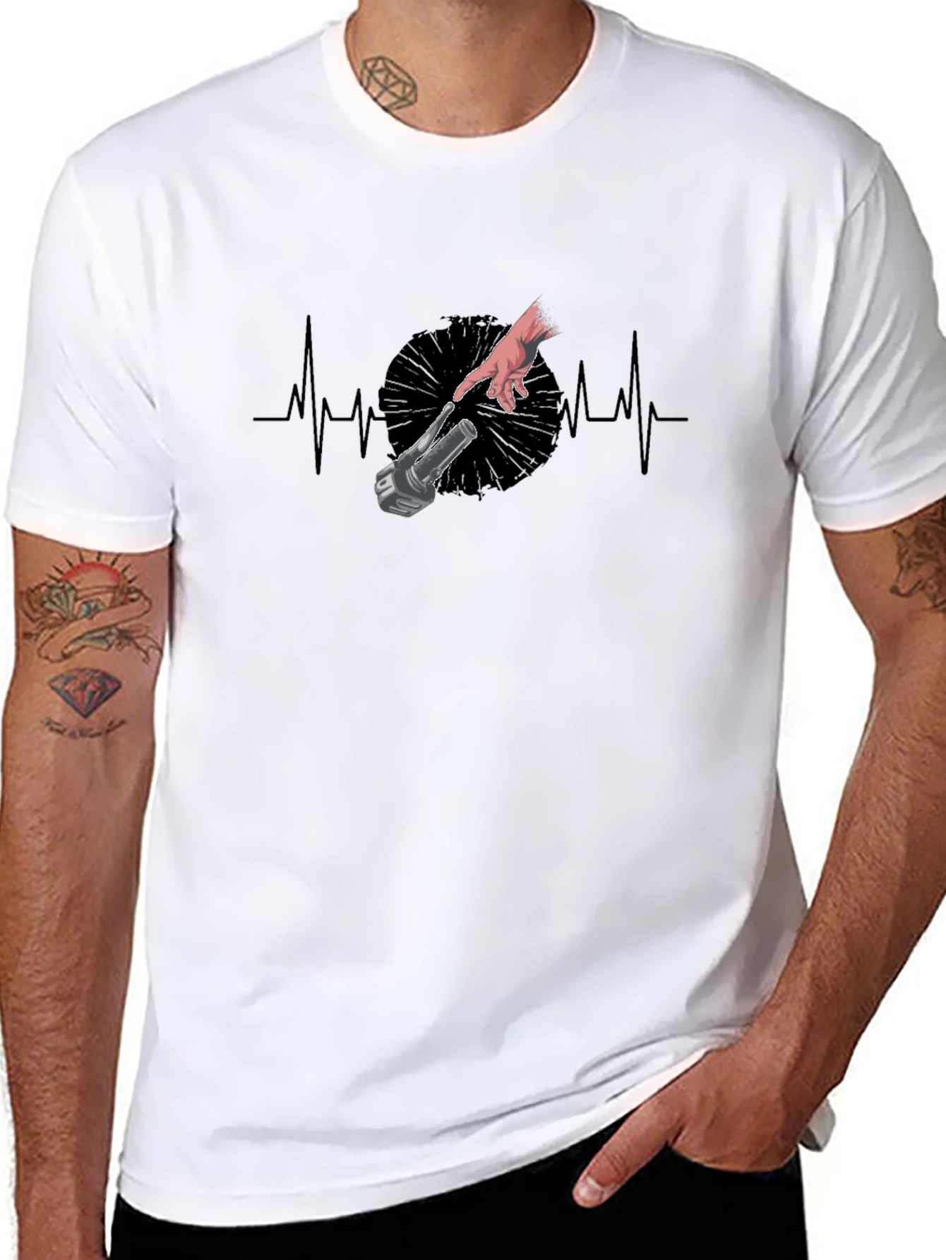 Motorcycle Heartbeat T-Shirt