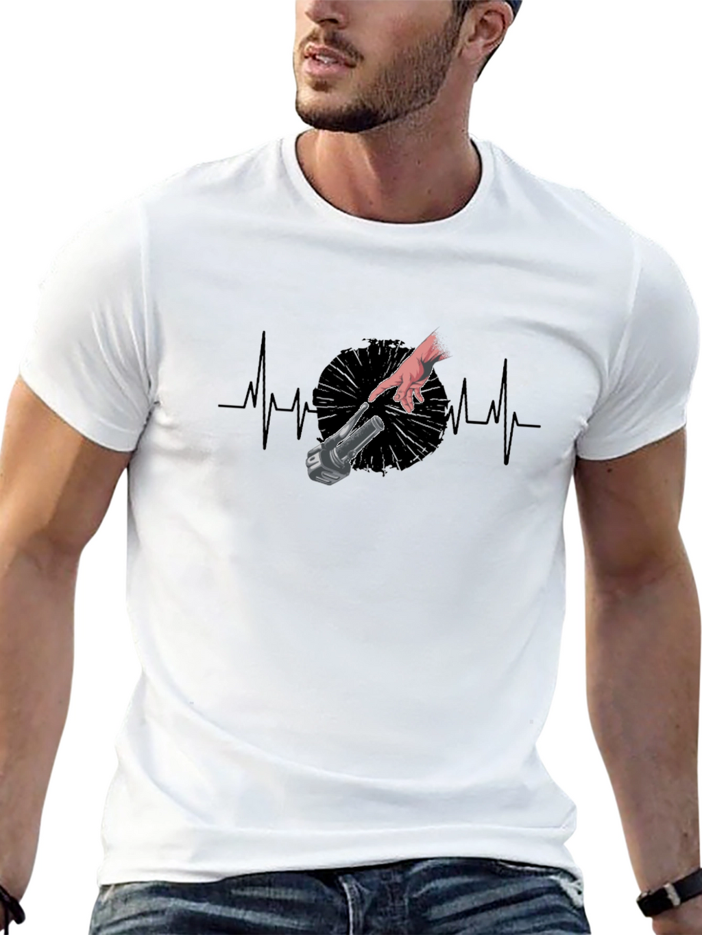 Motorcycle Heartbeat T-Shirt