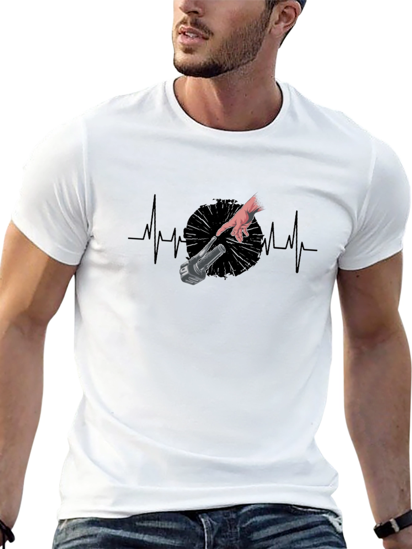 Motorcycle Heartbeat T-Shirt