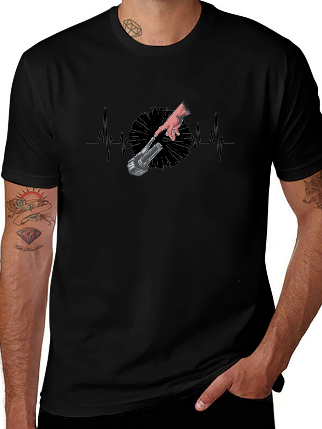 Motorcycle Heartbeat T-Shirt