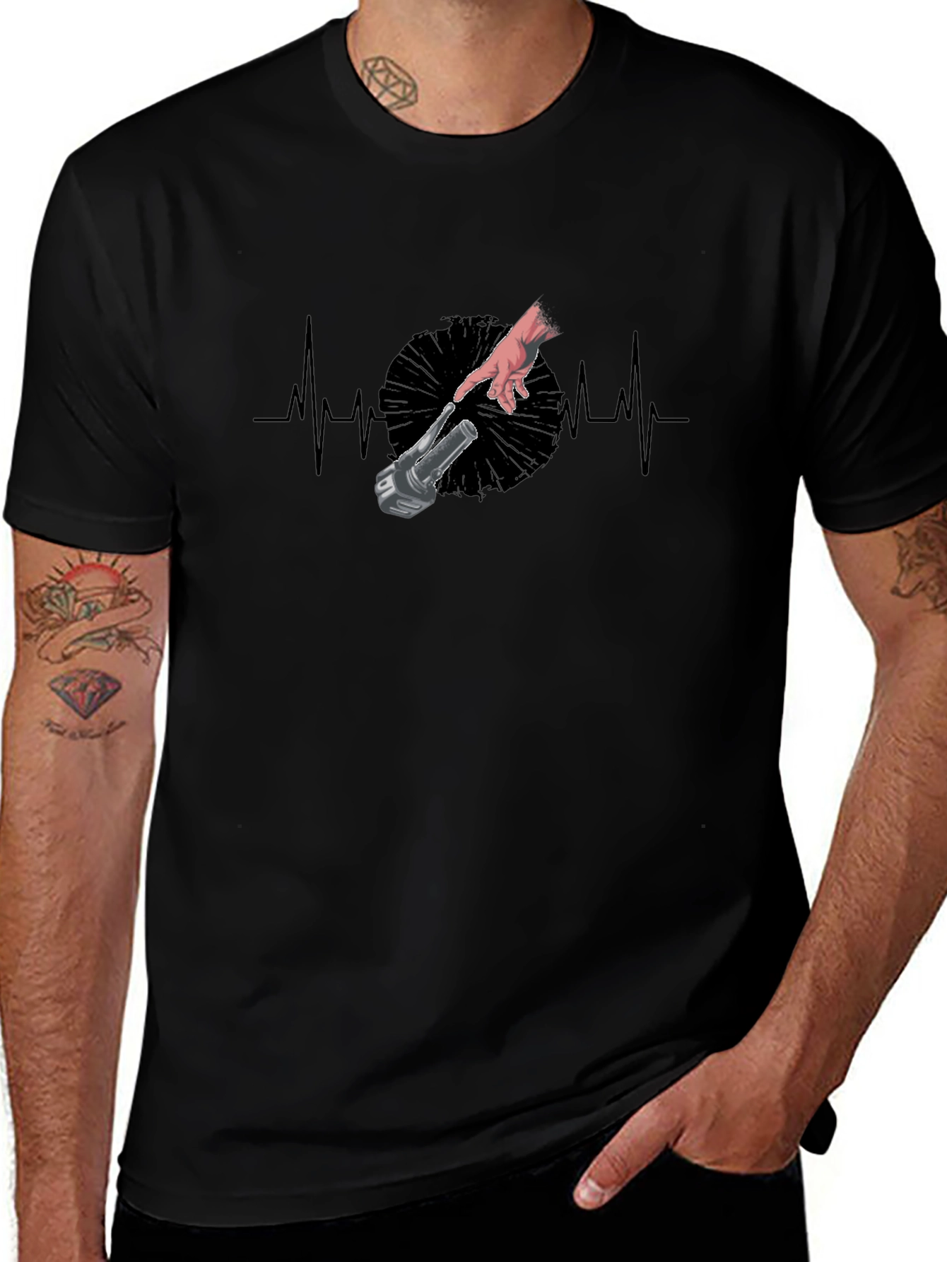 Motorcycle Heartbeat T-Shirt
