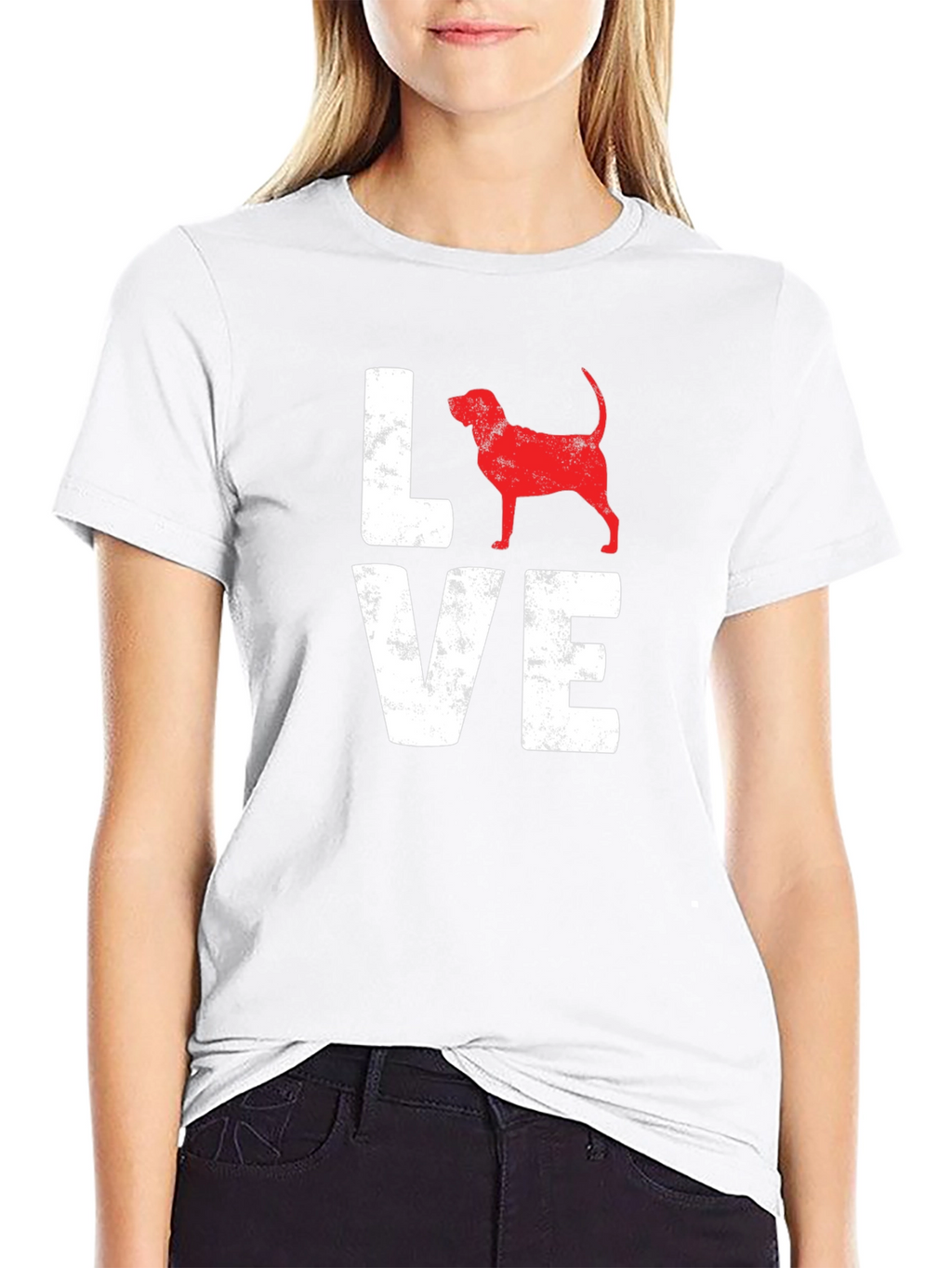 Love Beagle Dog Graphic T-Shirt