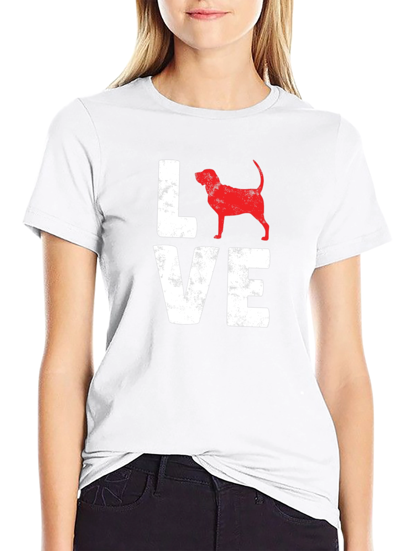 Love Beagle Dog Graphic T-Shirt