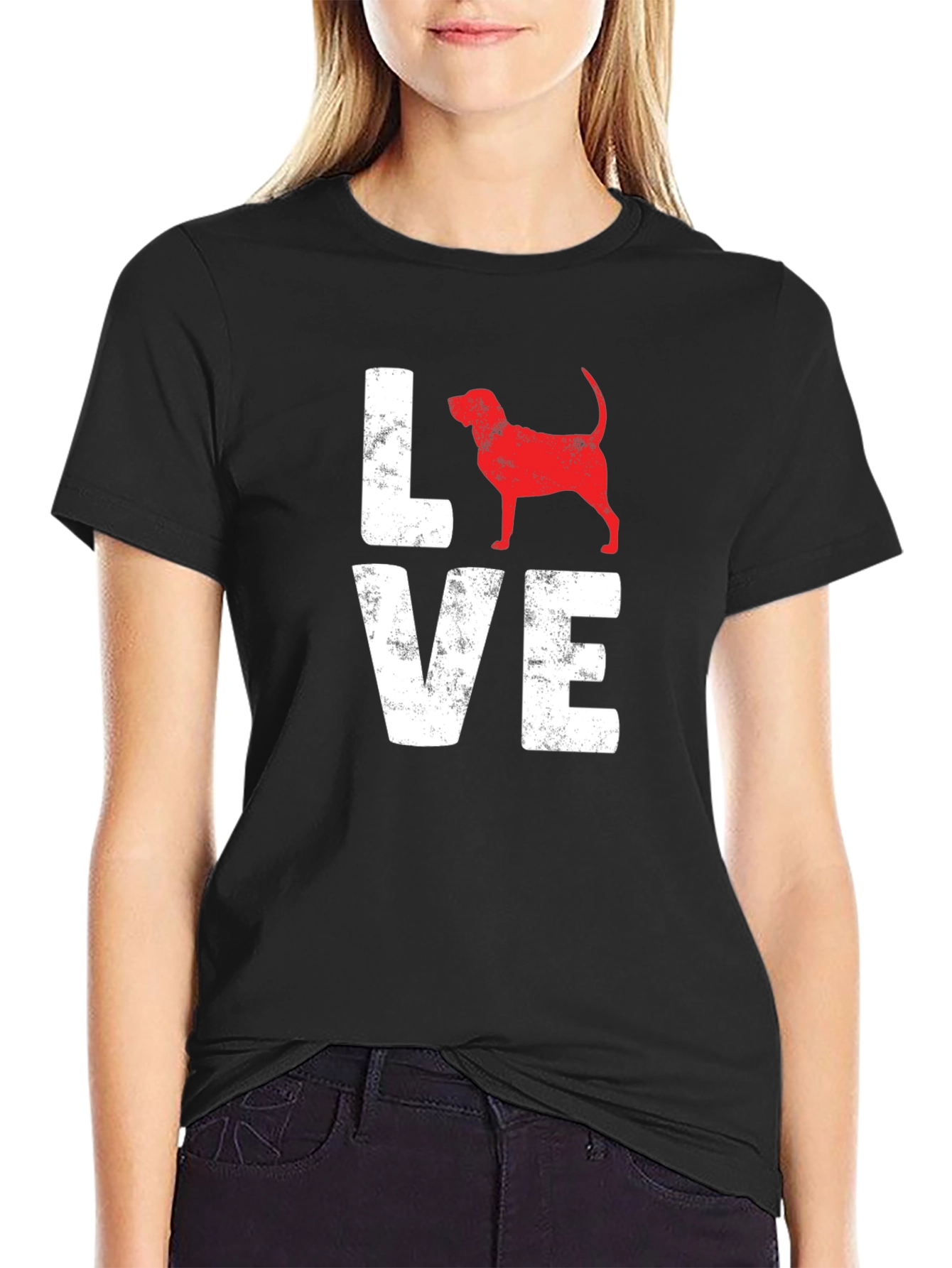 Love Beagle Dog Graphic T-Shirt