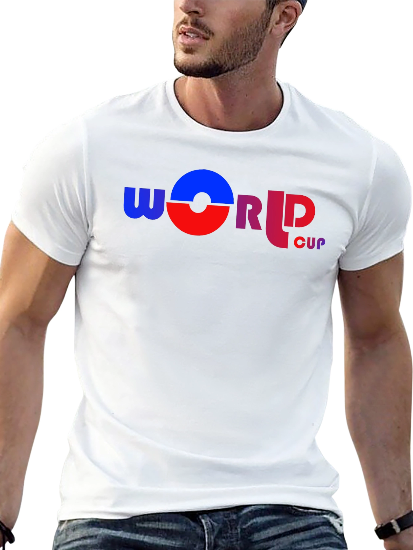 World Cup Graphic Tee - Stylish Black T-Shirt