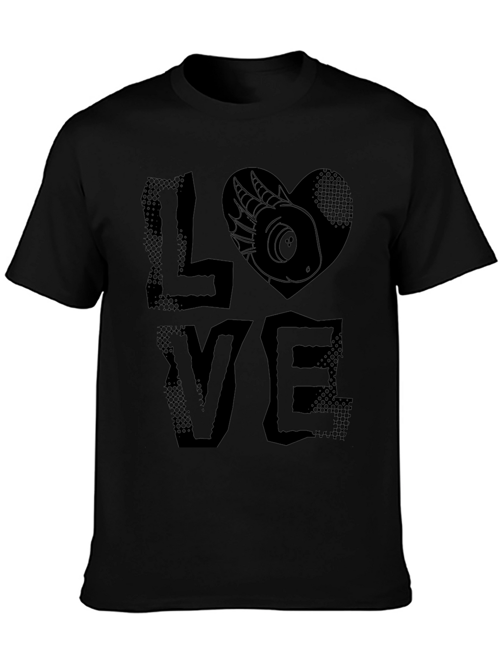 LOVE Axolotl T-Shirt - Black