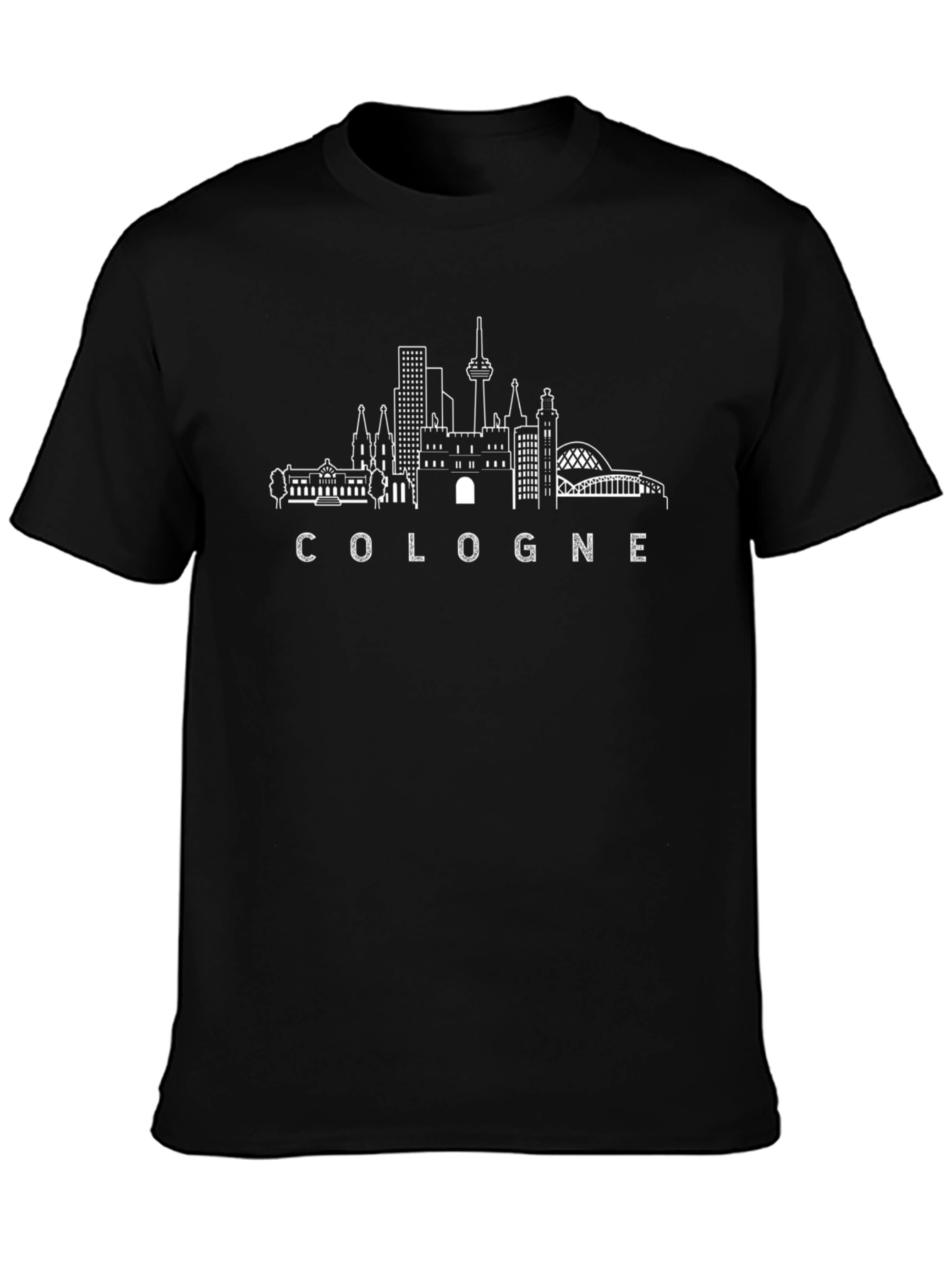 Cologne Skyline T-Shirt - Cityscape Tee