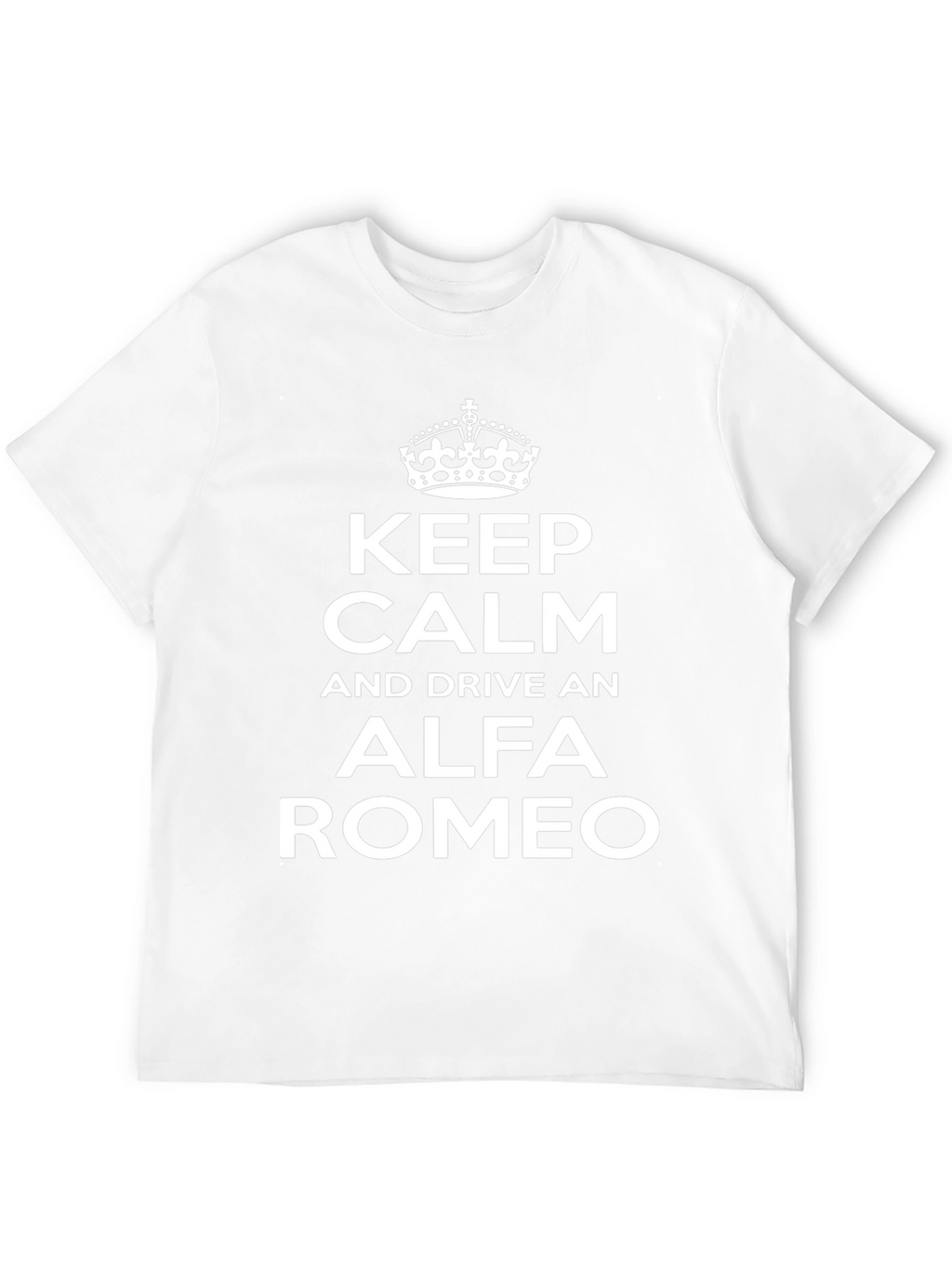 Keep Calm Alfa Romeo Black T-Shirt