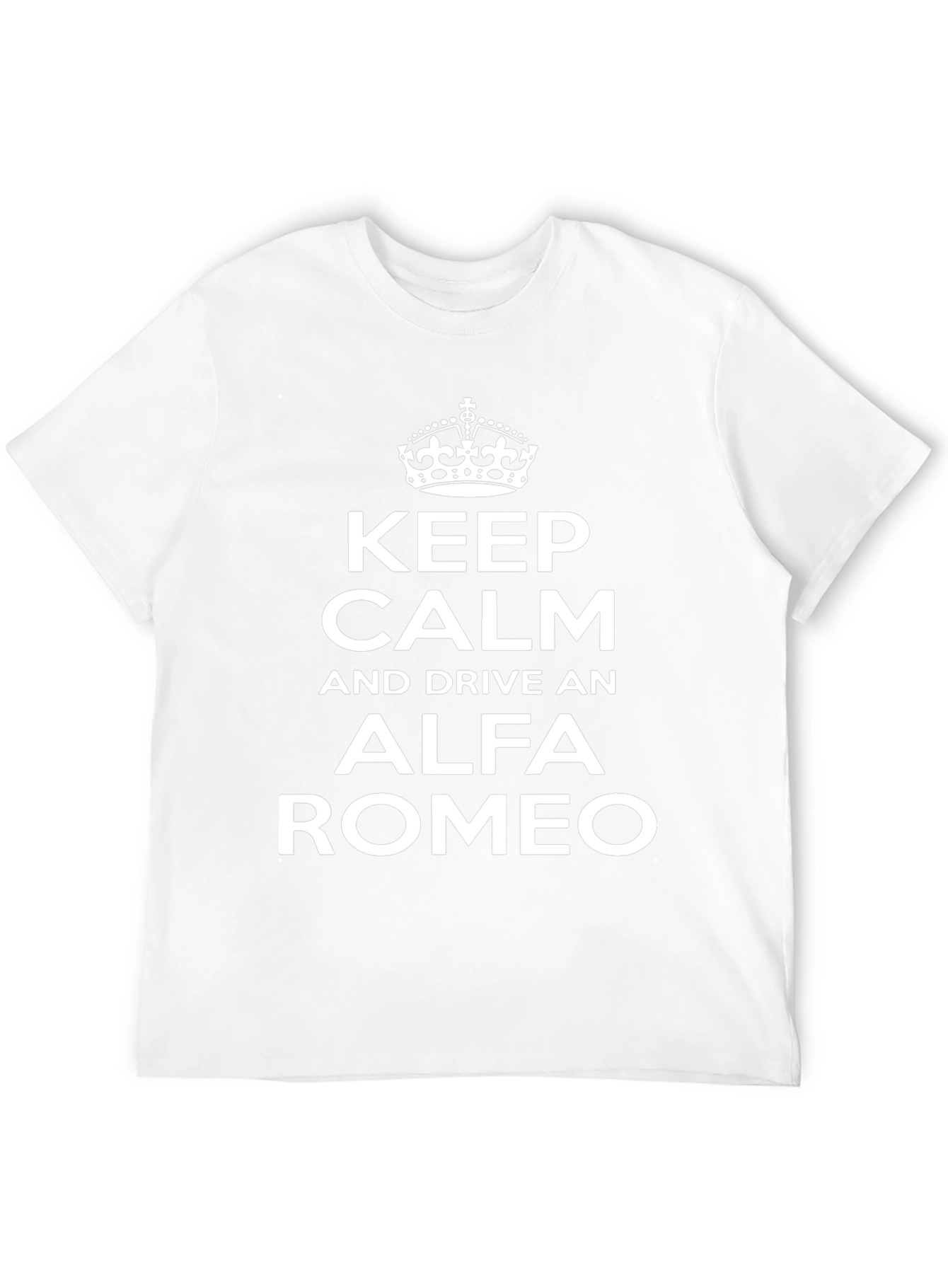 Keep Calm Alfa Romeo Black T-Shirt