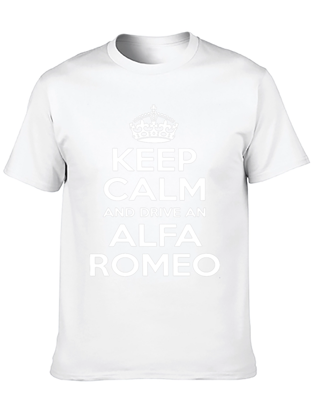 Keep Calm Alfa Romeo Black T-Shirt