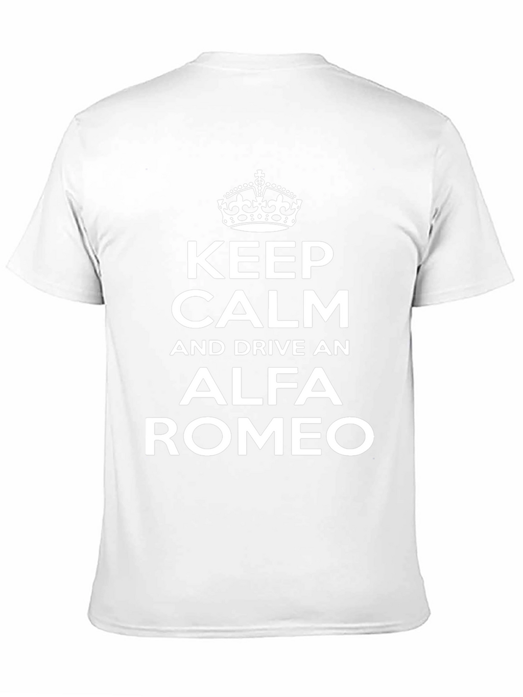 Keep Calm Alfa Romeo Black T-Shirt