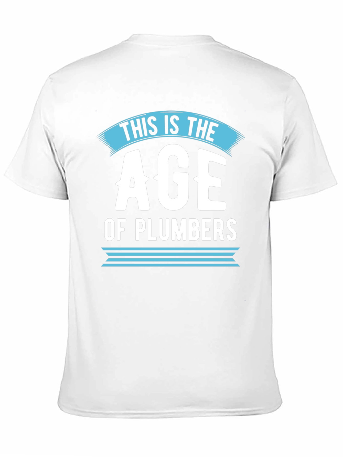 Age of Plumbers Graphic Tee - Black Cotton T-Shirt