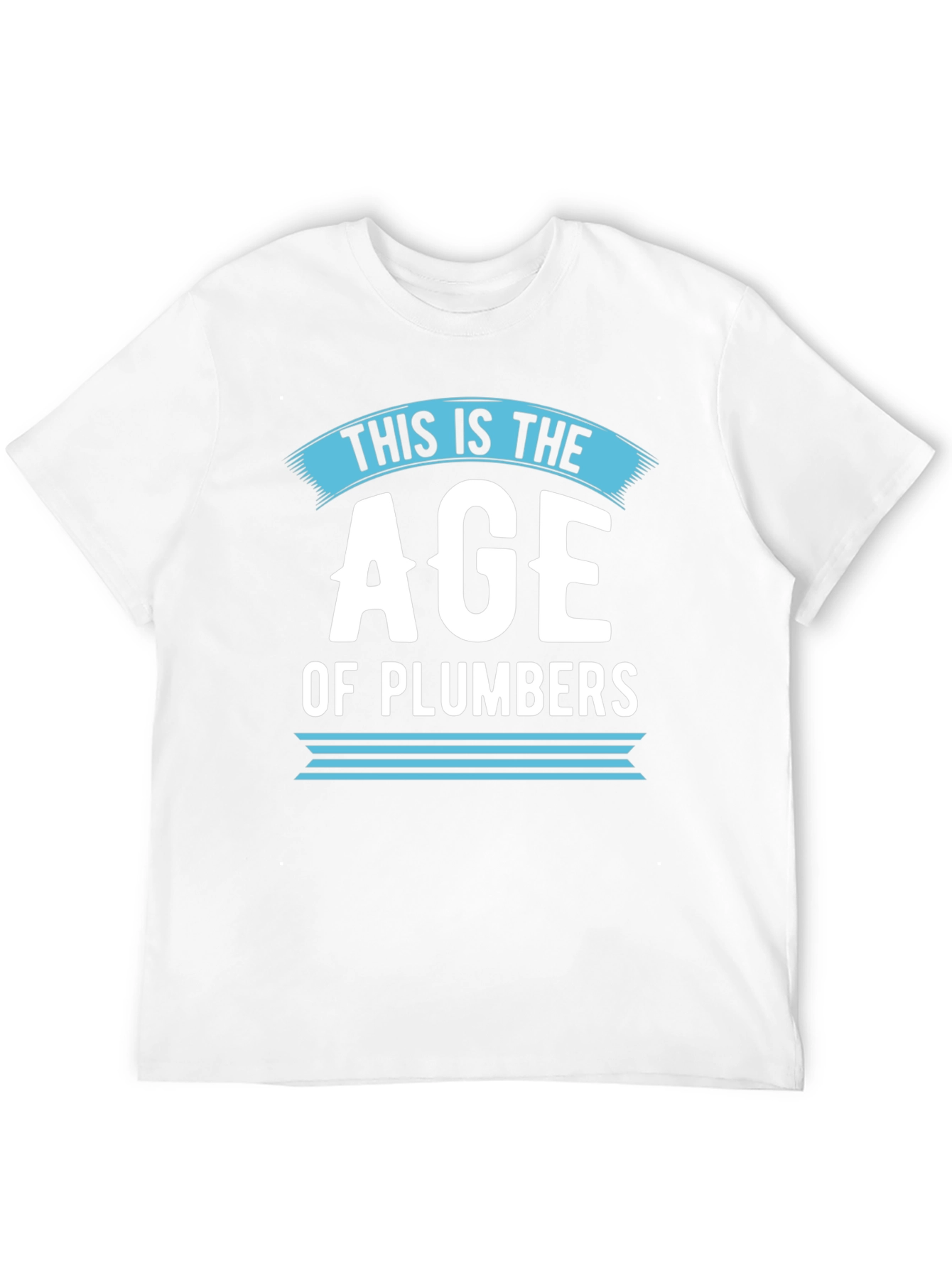 Age of Plumbers Graphic Tee - Black Cotton T-Shirt