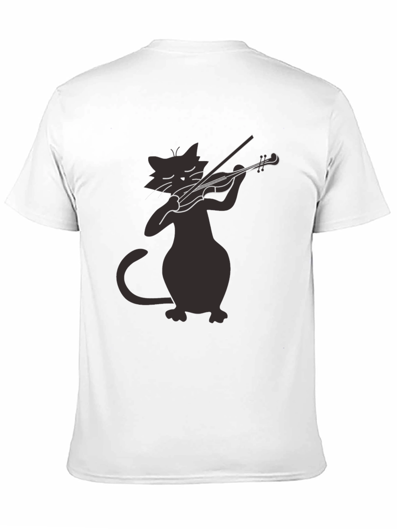 Cat Violinist T-Shirt - Unique Music Lover Tee