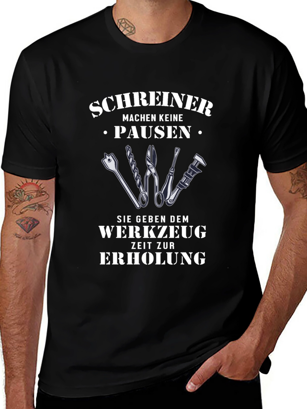 Carpenter T-Shirt: Schreiner Machen Keine Pausen