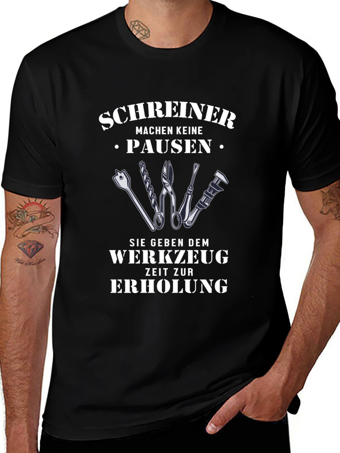 Carpenter T-Shirt: Schreiner Machen Keine Pausen