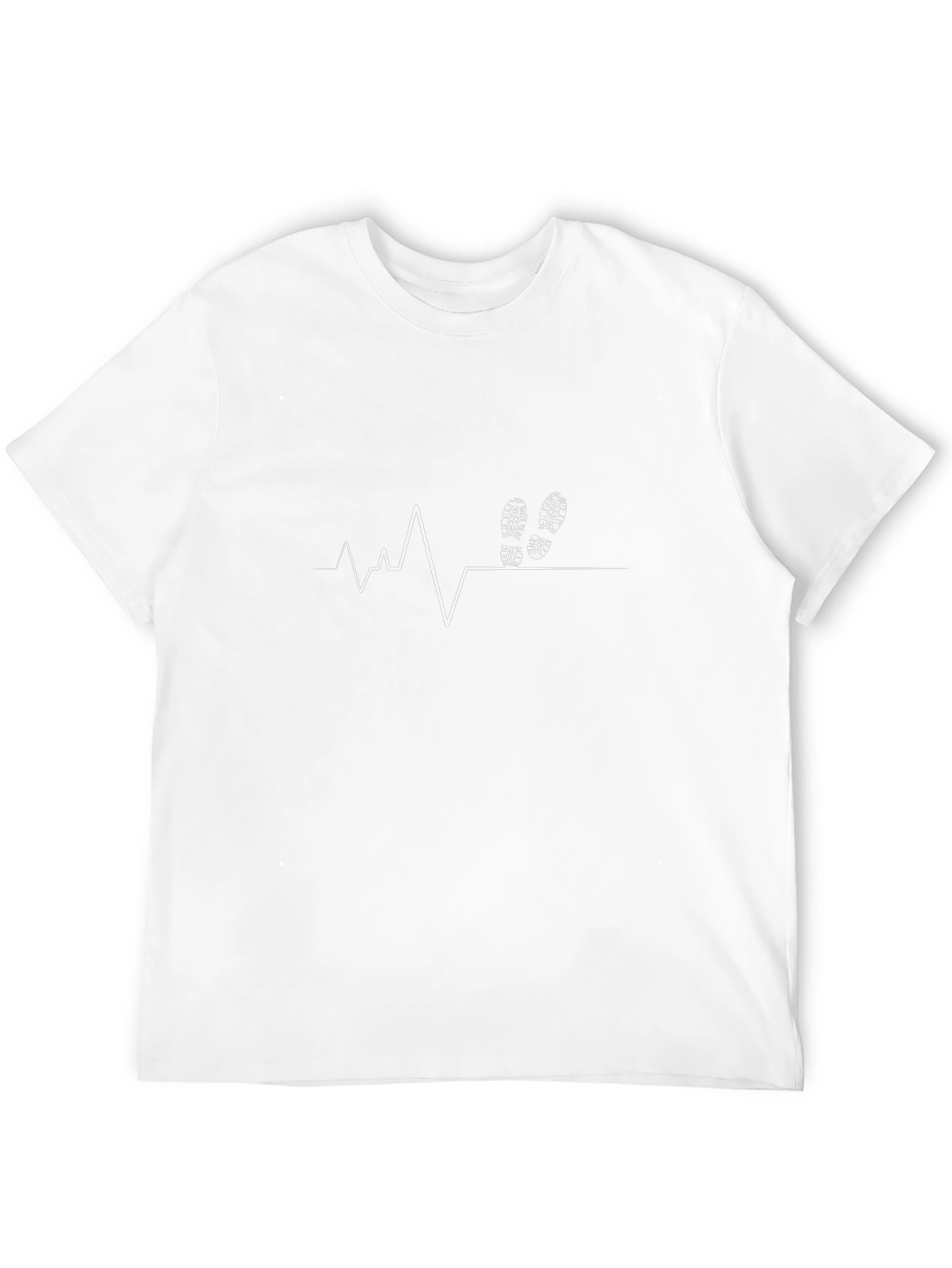 Running Heartbeat T-Shirt - Black