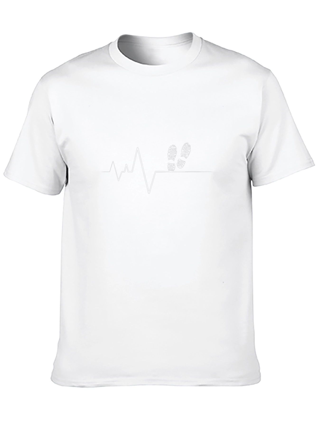 Running Heartbeat T-Shirt - Black