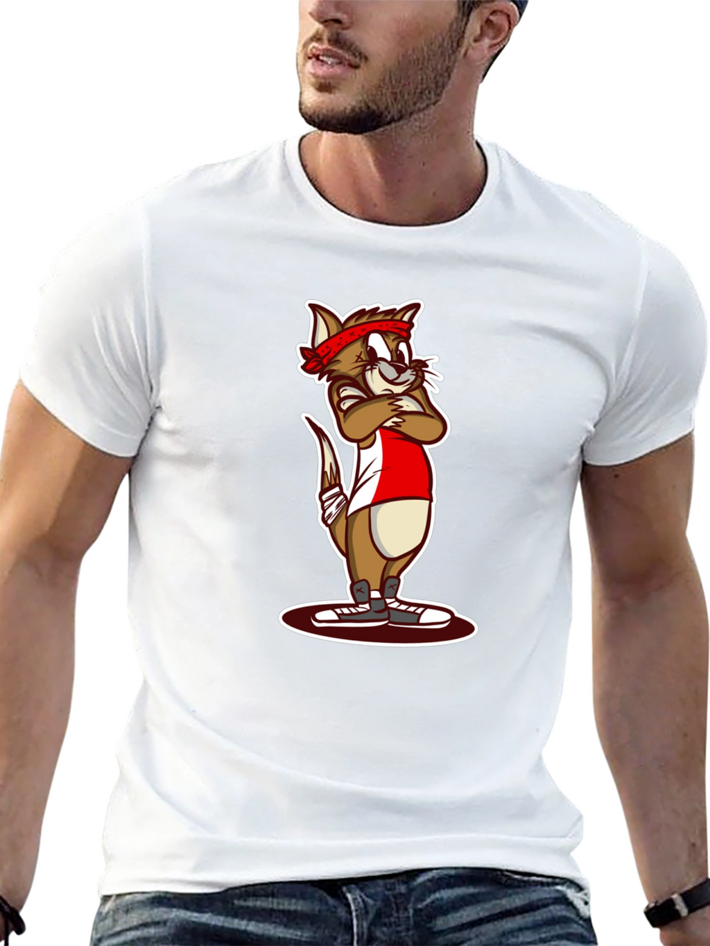 Cartoon Otter T-Shirt