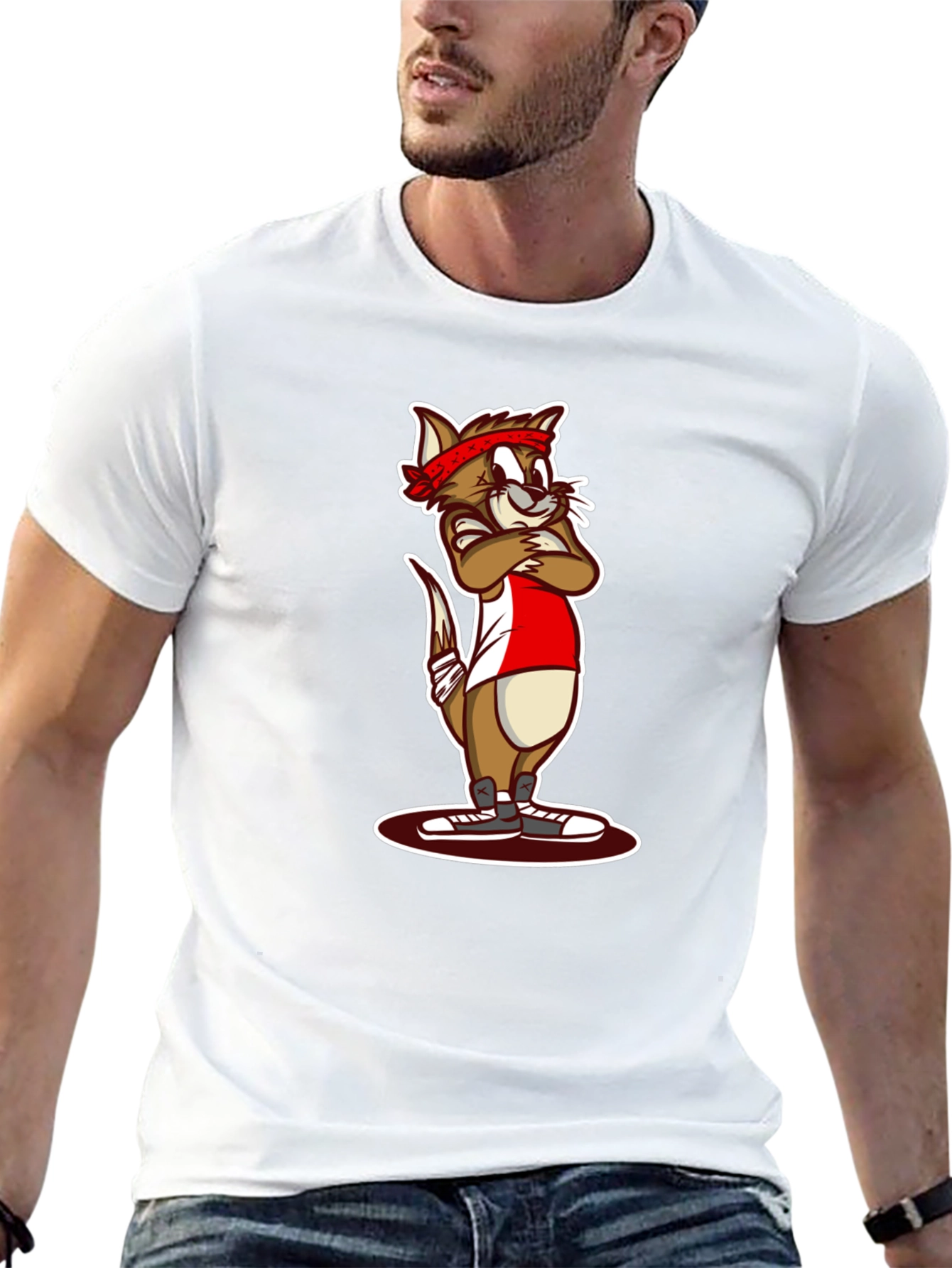Cartoon Otter T-Shirt
