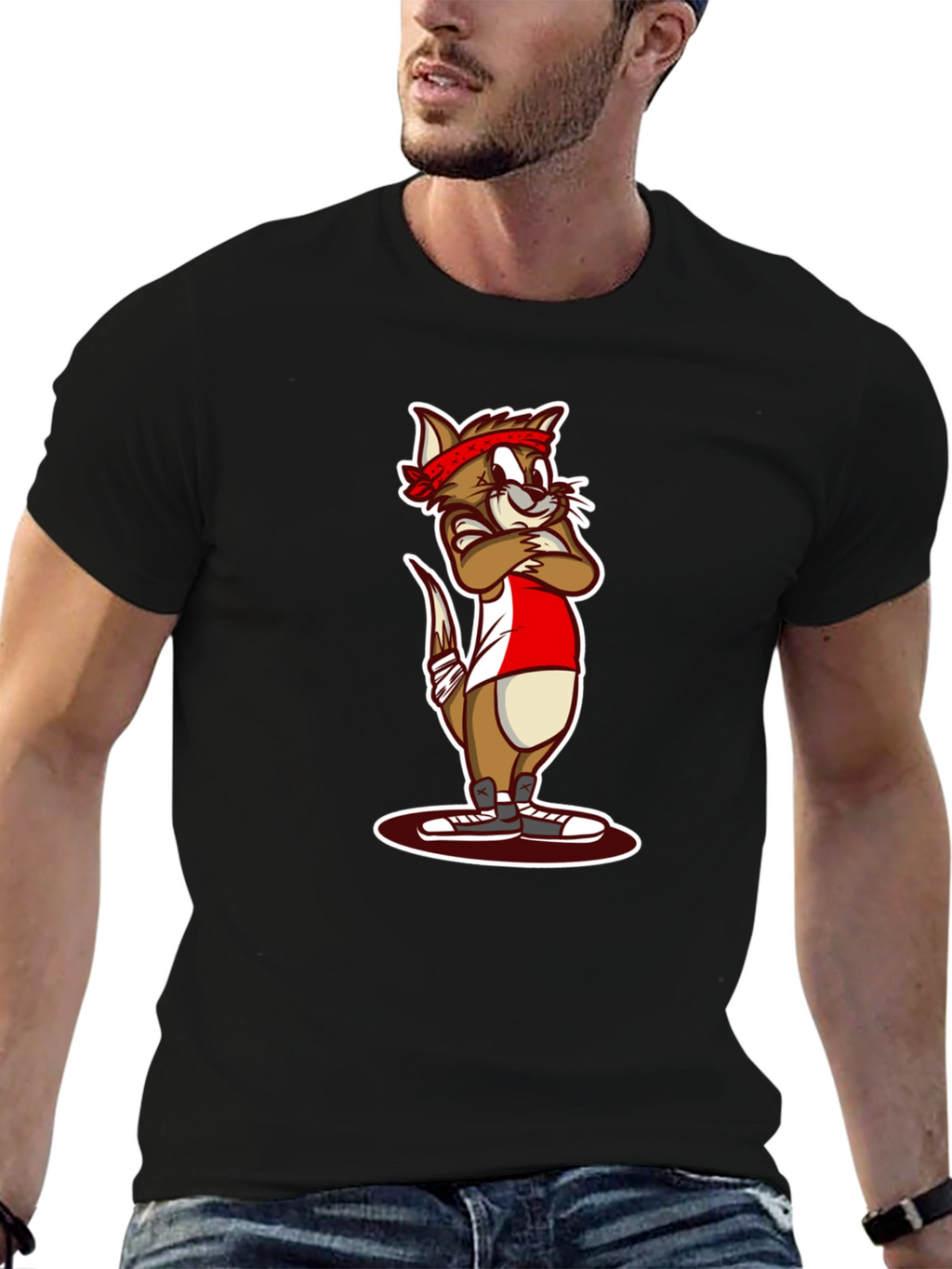 Cartoon Otter T-Shirt