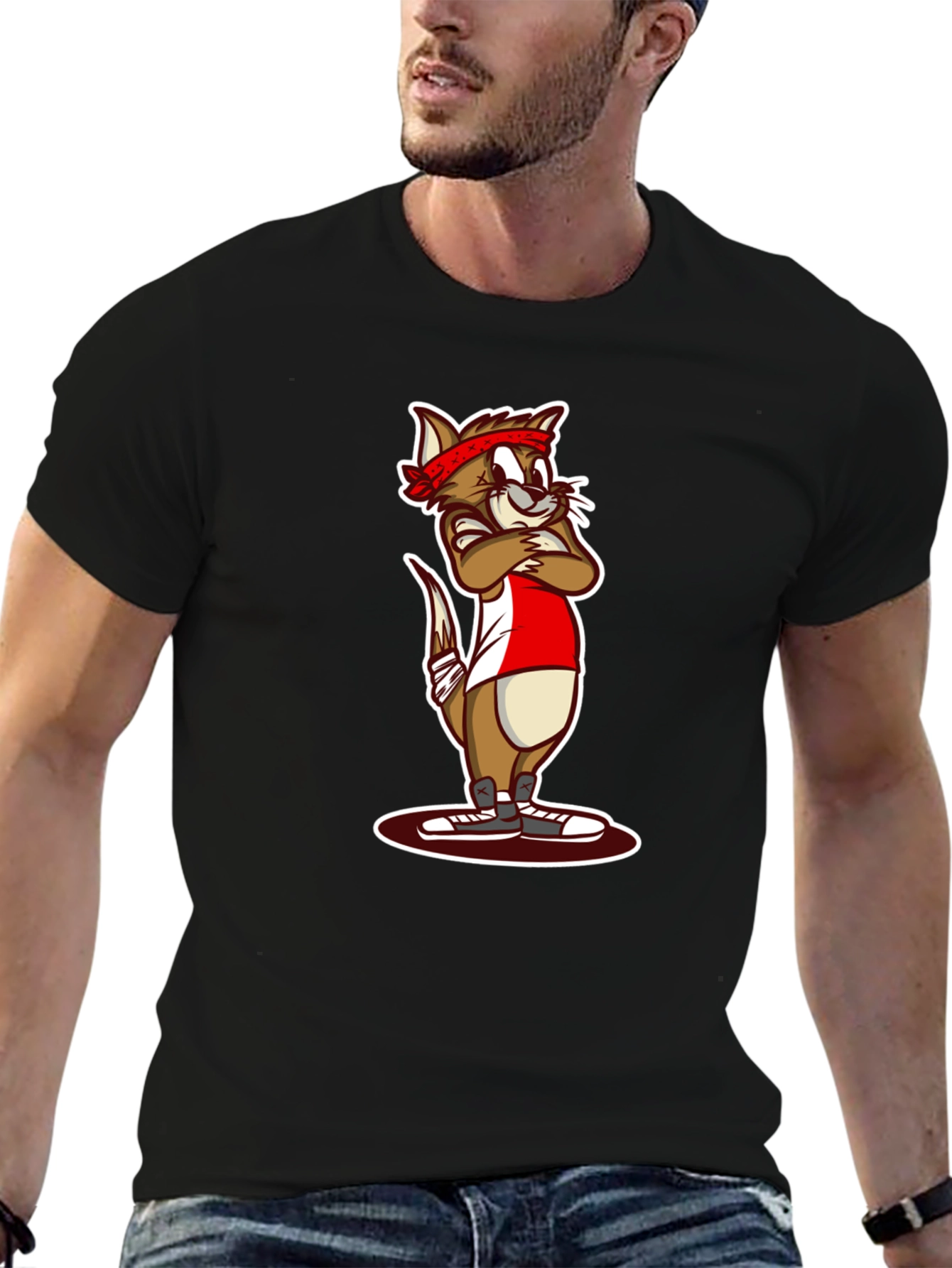 Cartoon Otter T-Shirt