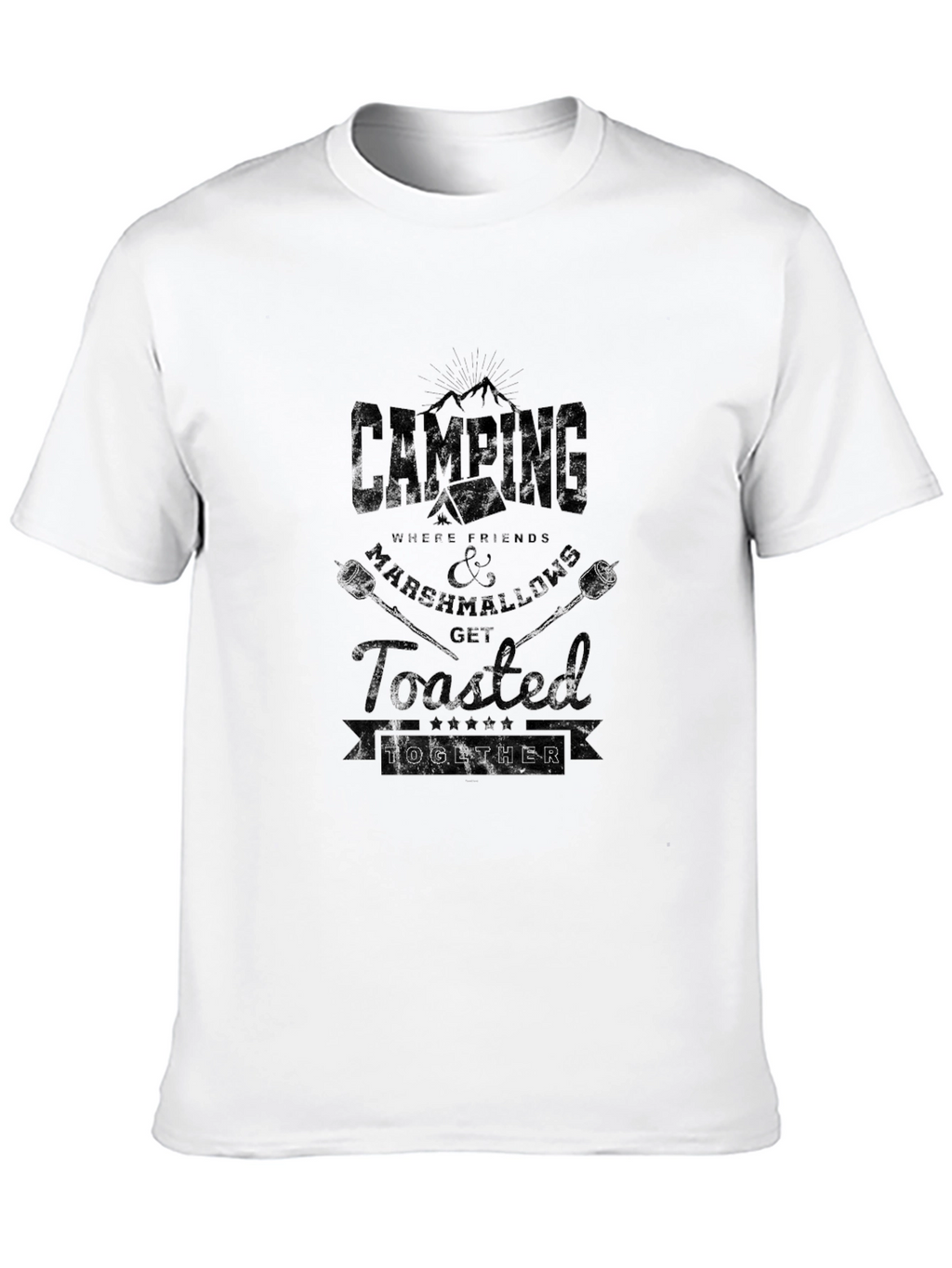 Camping Marshmallow Toasted Graphic Tee