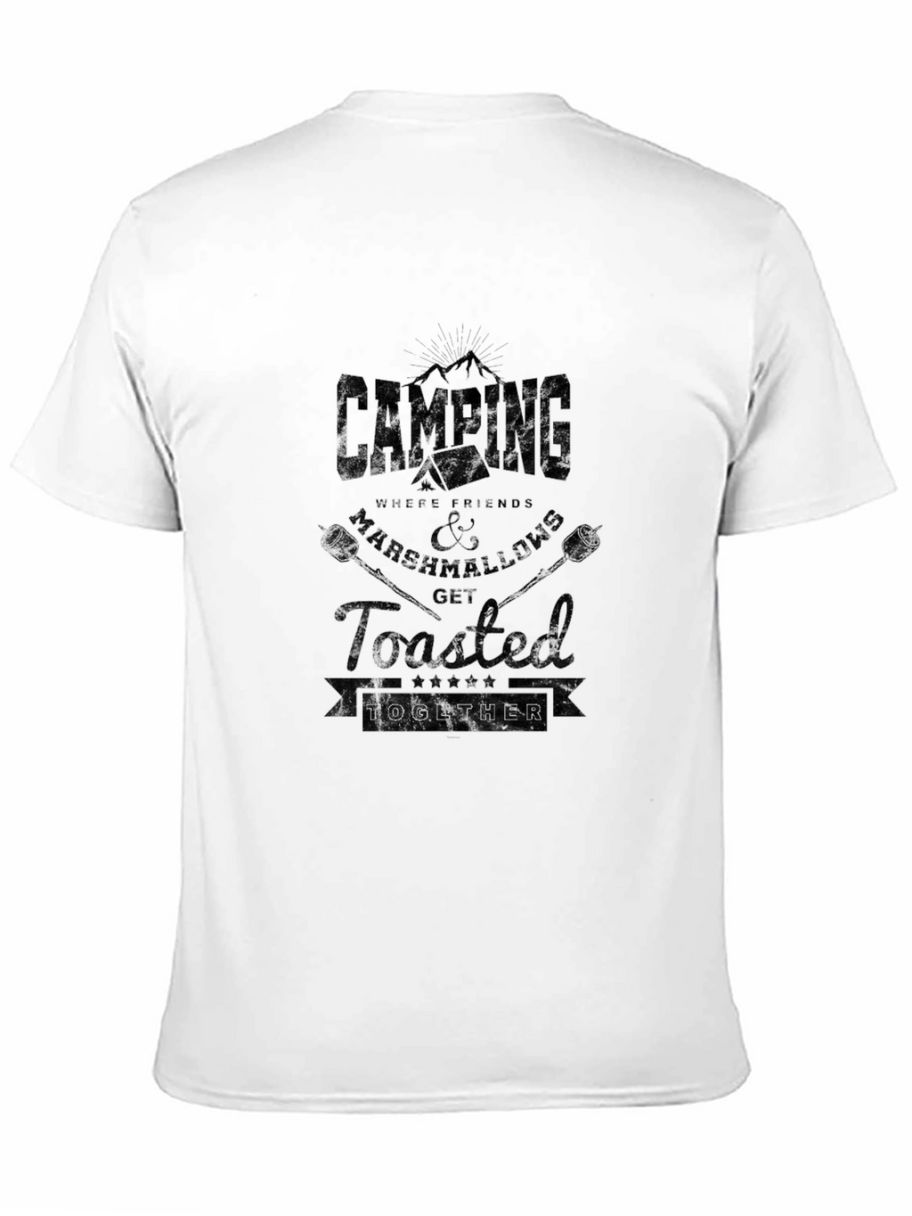Camping Marshmallow Toasted Graphic Tee