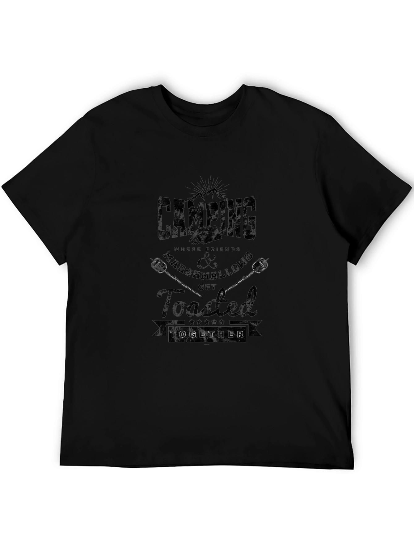 Camping Marshmallow Toasted Graphic Tee