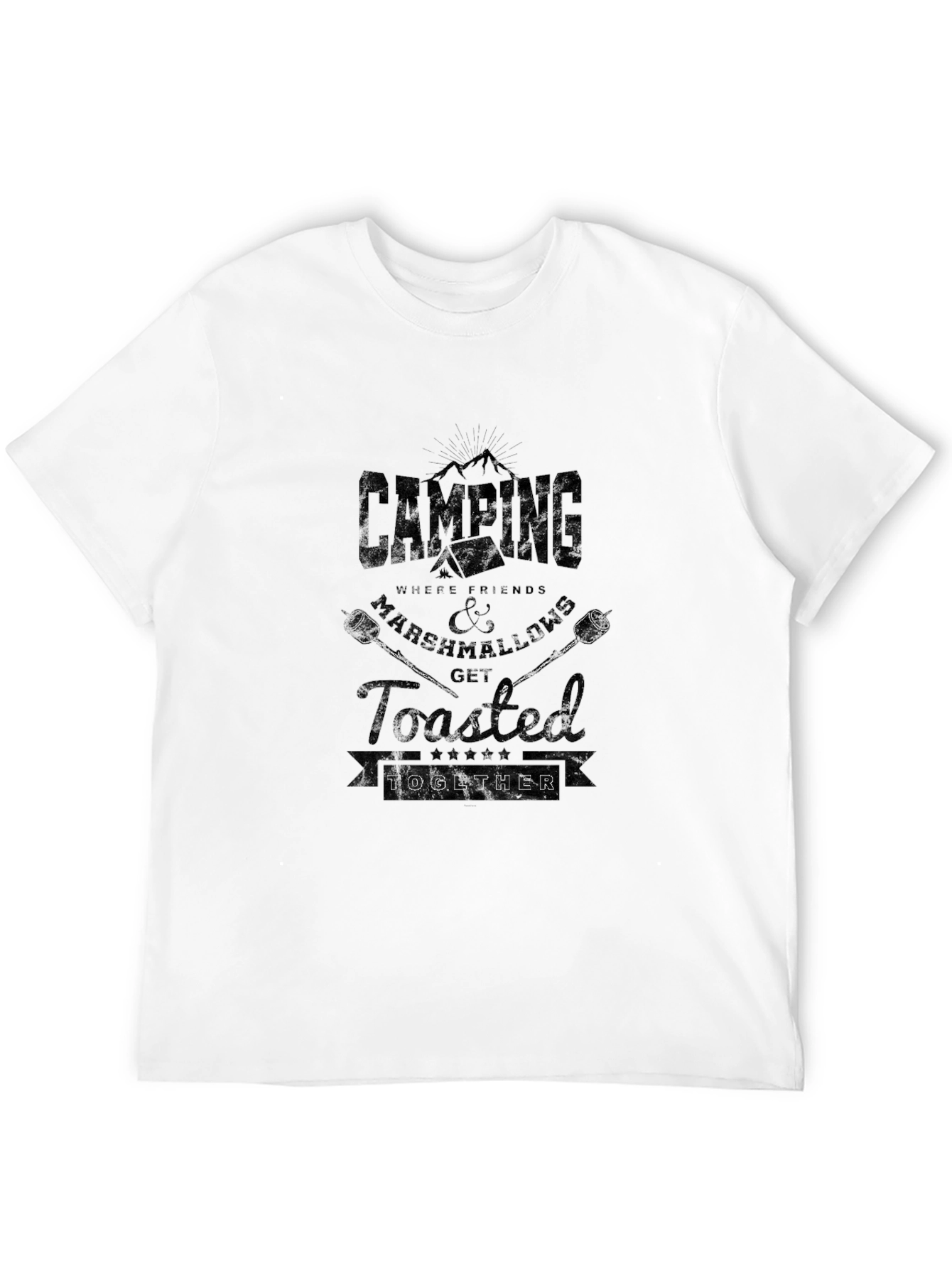 Camping Marshmallow Toasted Graphic Tee