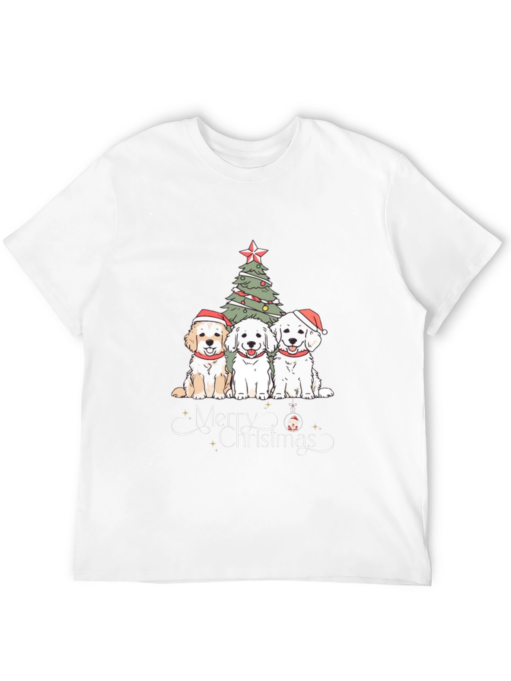 Festive Dogs Christmas T-Shirt