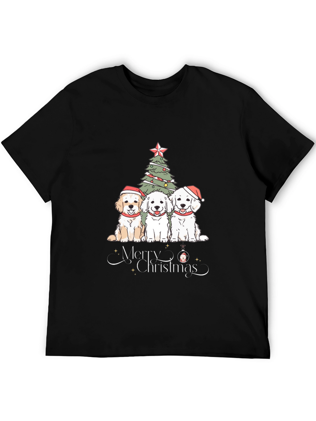 Festive Dogs Christmas T-Shirt