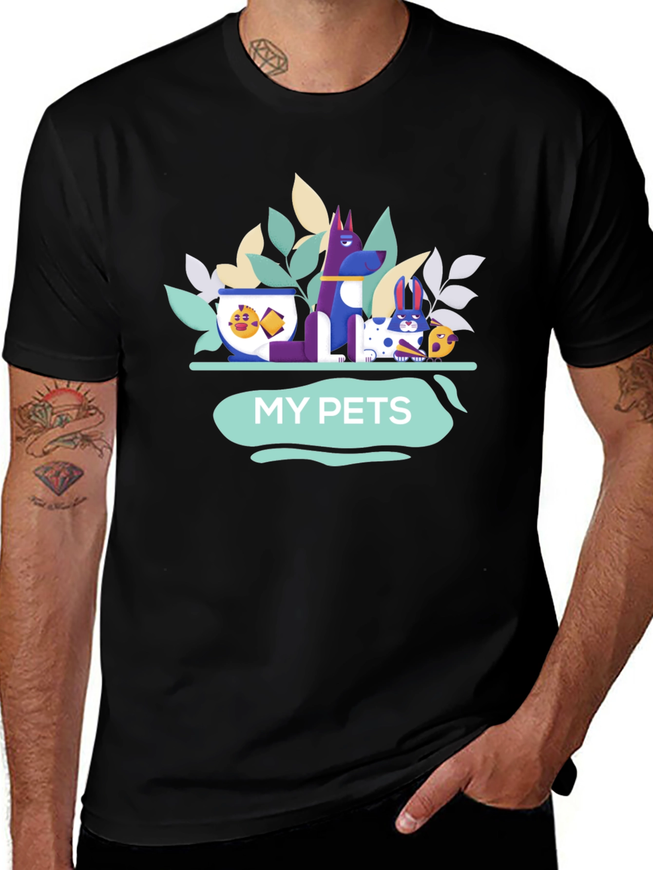 My Pets T-Shirt - Fun Animal Graphic Tee