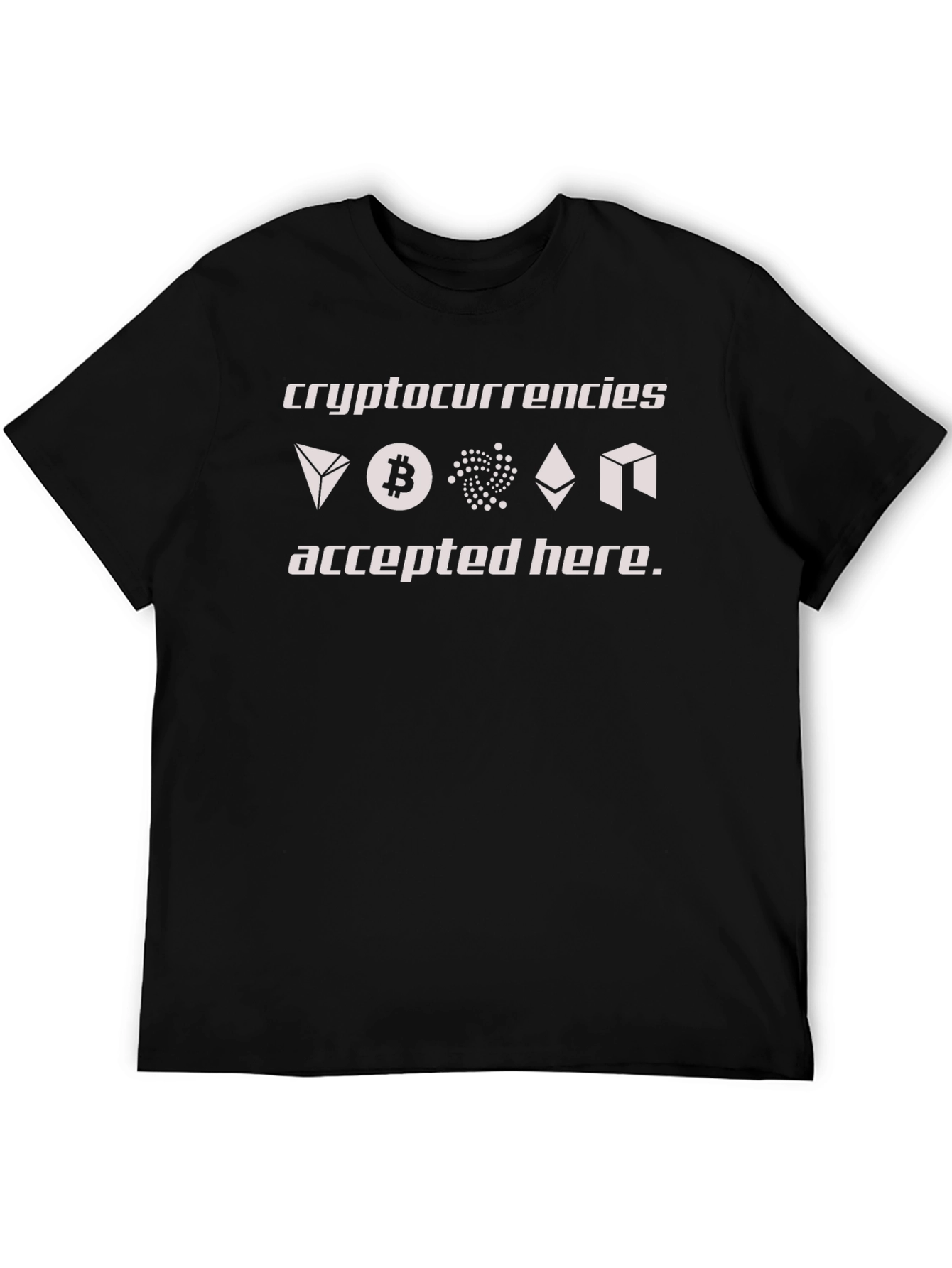Cryptocurrency Accepted Here T-Shirt